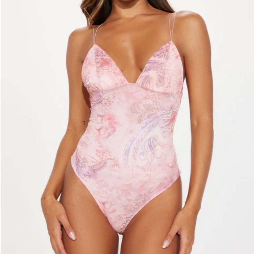 Fashion Nova. Pink Ribbon Accent